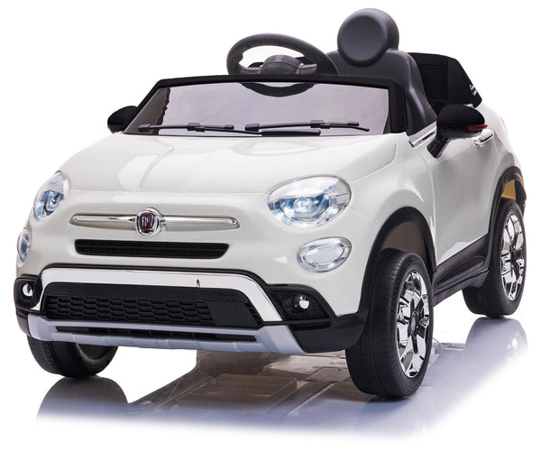 prezzo Elektroauto für Kinder 12V Fiat 500X Jubiläum Weiß