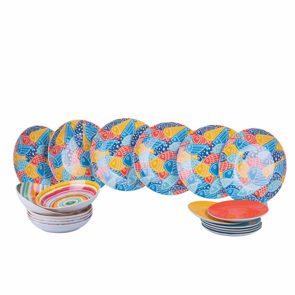 18-teiliges Tafelservice aus Porzellan für 6 verschiedene Tischplätze Villa d'Este Home Tivoli Can Fisher acquista