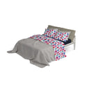 Set Lenzuola con Stampa Sopra Sotto e Federe Petali