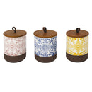 Set 3 Barattoli Ø11x13,5 cm 750 ml in Gres VdE Tivoli 1996 Classic Nouveau