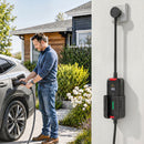 Caricabatterie Auto Elettrica 3,7 kW Tipo 2 con Cavo 5 m 6A-16A e Timer in TPU      