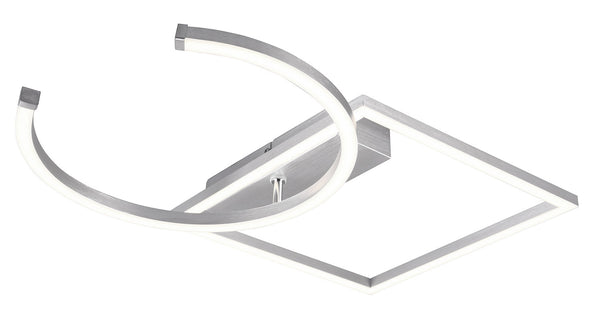 Plafoniera da Interno a LED SMD in Metallo Alluminio spazzolato acquista