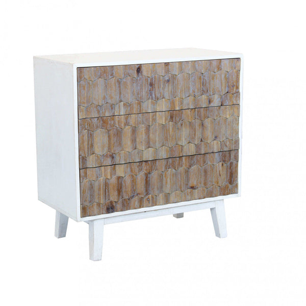 Alwyn Schrank 88x45x89 h cm in White Wood prezzo