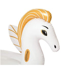 Cavallo Gonfiabile Gigante 231x150 cm in Vinile Bestway  41118 Pegaso Bianco
