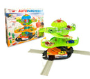 Garage Giocattolo per Bambini Multilivello con Ascensore Auto ed Elicotteri