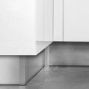 Battiscopa per Mobili Cucina 4,7m H15 cm con Giunti in Plastica Emuca Anodizzato Satinato