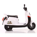 Moto Elettrica per Bambini 6V Kid Scooter Smile Apè Bianca