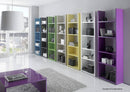 Libreria da Parete con 5 Ripiani in Melamina 56x29x184cm TFT  Boost Verde