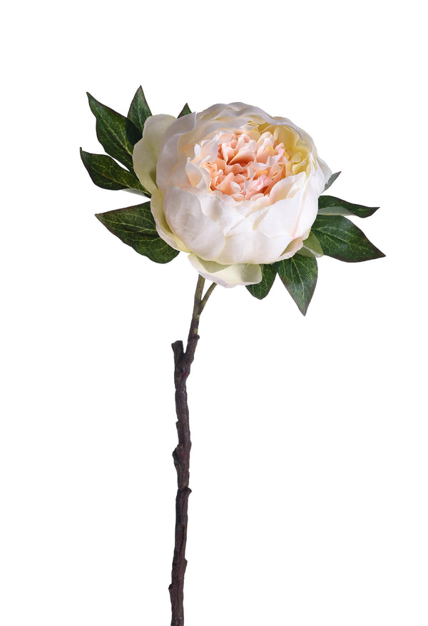 acquista Set 8 künstliche Pfingstrosen Höhe 48 cm Gelb