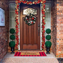 Ghirlanda Natalizia 142 Palline Natale 180 cm Festone LED Natalizio Rosso e Oro