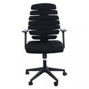 Poltrona da Ufficio Lorene 62x60x100/110 h cm in Poliuretano Nero