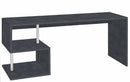 Scrivania con 2 Ripiani 180x60x77,5 cm Esse Ardesia