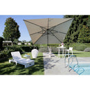 Ombrellone da Giardino Decentrato 3x3m in Alluminio Montana Nero