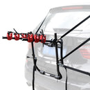 Portabici per Auto Posteriore Pieghevole 3 Biciclette 40 kg in Acciaio e Alluminio 68x52x60 cm 
