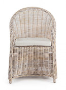 Poltrona 60x67x89h cm con Cuscini Martin New Bianco 