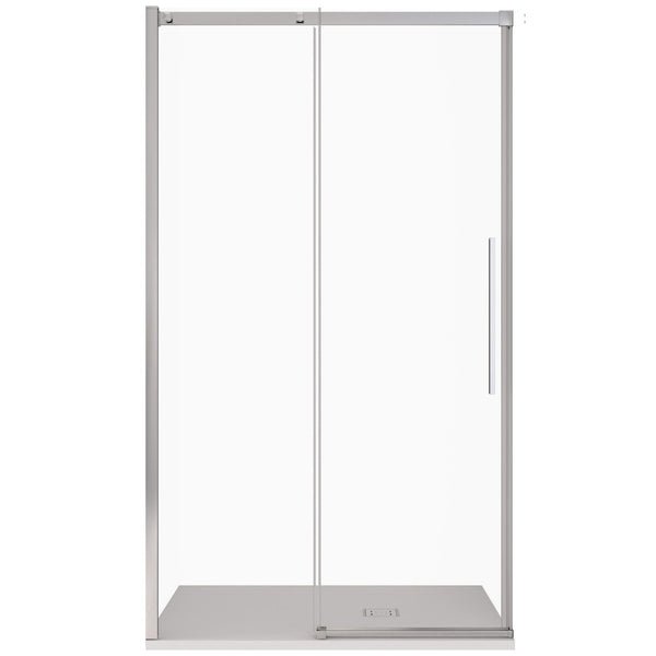 Duschwandtür 1 Schiebetür in transparentem Kristall 8 mm H200 Bonussi Eliane Verschiedene Größen online