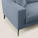 Divano 2 Posti 166x95x91 cm in Tessuto Carta Da Zucchero