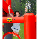 Castello Giostra Gonfiabile Happy Casa con Scivolo e Pompa Inclusa Happy Hop