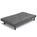 Divano Letto 179x91x76 cm in Tessuto Grigio chiaro