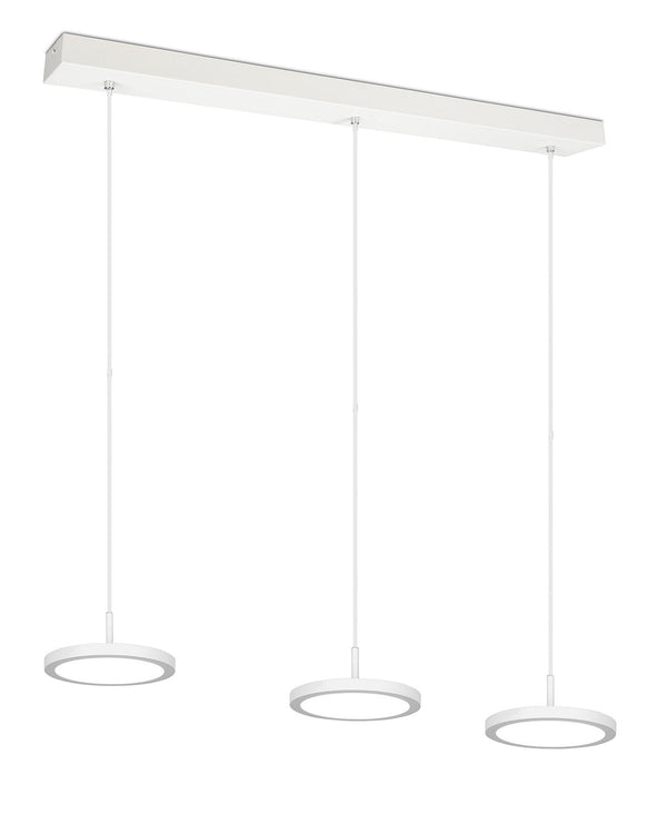 Lampada a Sospensione da Interno a LED in Metallo Bianco Opaco sconto