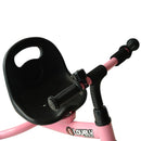 Triciclo per Bambini in Metallo con Campanello e Parafango Rosa 