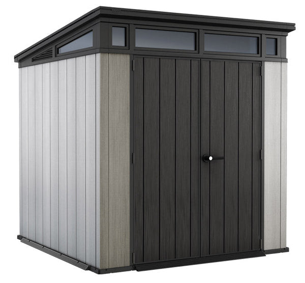 Geräteschuppen 214 x 226 x 218 cm aus Harz Keter Artisan 7 x 7 Grau sconto
