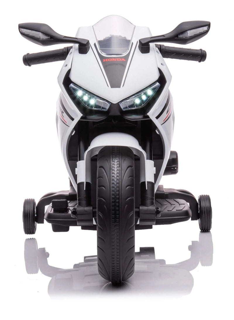 Moto Elettrica per Bambini con Licenza Honda CBR 1000RR 12V Velocità 4km/h Bianco    