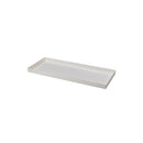 Sottovaso Rettangolare per Vaso a Cassettone Schio Tera Cassa Chalk 100x41 cm in Plastica Bianco Gesso 