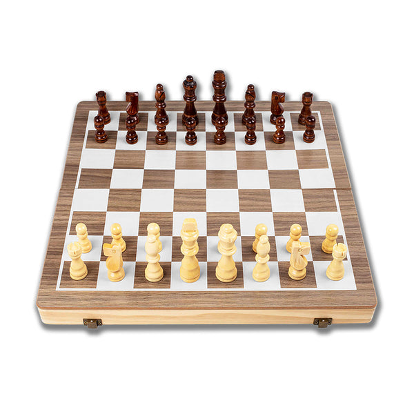 prezzo Scacchiera e Dama Magnetica Salvaspazio 2 in 1 da Tavolo 39.8x39.8 cm