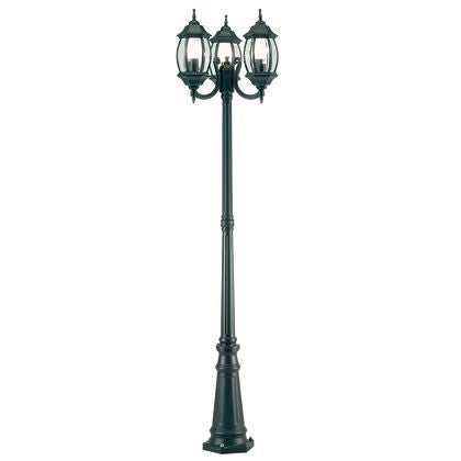 Pole Lamp Drei Lichter für Garten Farbe Grau für Outdoor Line Molata Sovil prezzo