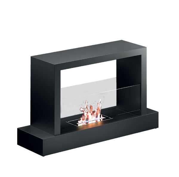 Camino a Bioetanolo da Pavimento 100x30x62,5 cm 2500W 1,5L Roma Nero acquista