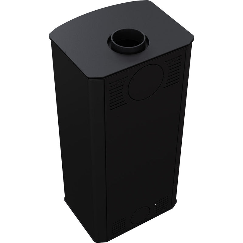 Stufa a Legna 8KW in Acciaio Flig Ventura Nera