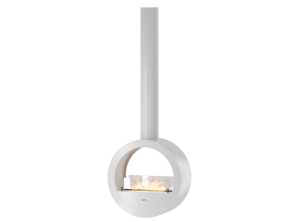 online Camino a Bioetanolo Sospeso 218,7xØ70x35 cm Incyrcle 2Side Bianco con Vetro