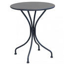 Tavolo Bristol Ø60x71h cm in Acciaio Antracite