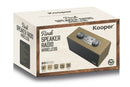 Altoparlante Speaker 80W Wireless con Radio Effetto Legno Kooper Rock Marrone