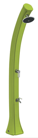 Doccia Solare da Giardino 44L Miscelatore e Lavapiedi Verde