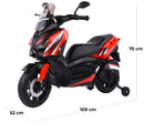 Scooter Elettrico per Bambini 6V City Runner Rossa