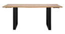 Tavolo da Pranzo Edge All 180-280x90x77 cm in Mango e Ferro      