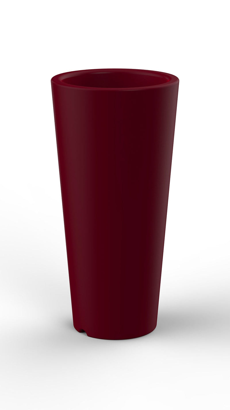 Vaso Ø37,5x102 cm in Resina Arkema Tondo 102 Ruby