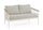 Divano da Giardino 2 Posti con Cuscini 140x75x85h cm in Alluminio e PP Fenix Vapor