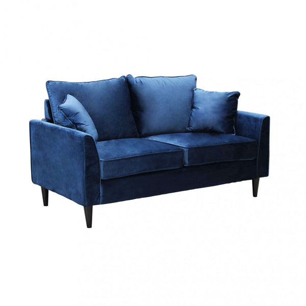 Chandler 2-Sitzer-Sofa 152 x 81 x 89 h cm in blauem Samt acquista
