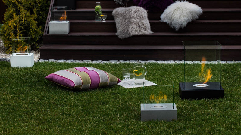 Camino a Bioetanolo da Tavolo 40x40 cm Flig Provicence 4 Bianco