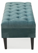 Panca Contenitore 121x51x47 cm in Velluto Soriani Verde