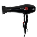 Asciugacapelli Phon 2000W 2 Velocità Kooper con Diffusore Nero