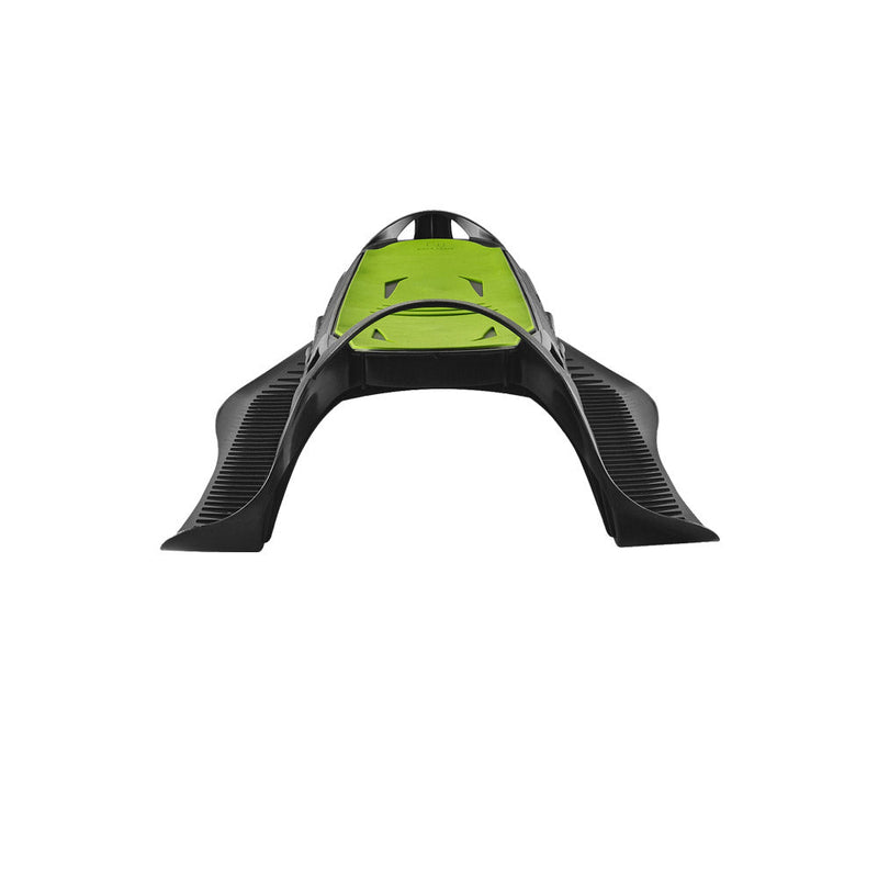 Bob Slittino da Neve 98x45x23 cm 2 Posti Neon Grip Nero/Verde