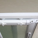 Sopravasca Angolare 2 Lati 2 Ante Scorrevoli in PVC H150 cm Dorini Bianca Varie Misure