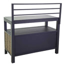 Mobile Bar Angolare da Giardino 296x176xh125 cm in Alluminio Avalon Antracite