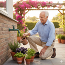 Rubinetto Colorato per Fontana da Giardino in Ottone Belfer RUB/022 Verde