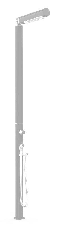 Doccia da Giardino Miscelatore e Doccetta Mobile Arkema Quick Alluminio Satinato prezzo