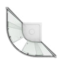 Box Doccia Semicircolare 2 Ante Scorrevoli In Cristallo Trasparente 6mm H185 Fosterberg Vejle Varie Misure